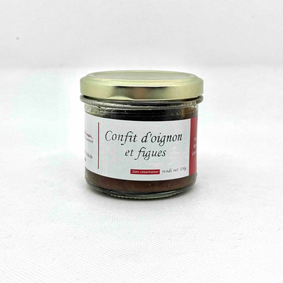 confit d'oignon et figues face