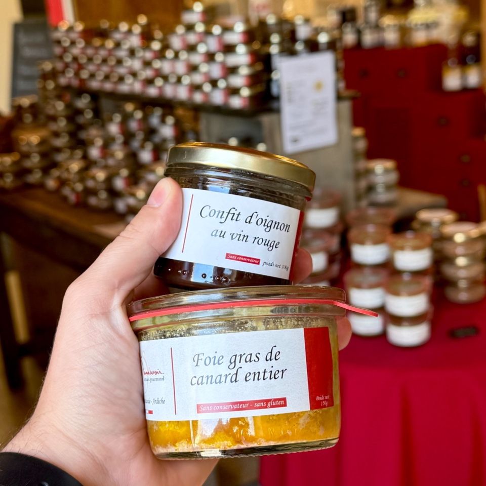 confit d'oignon &amp; foie gras