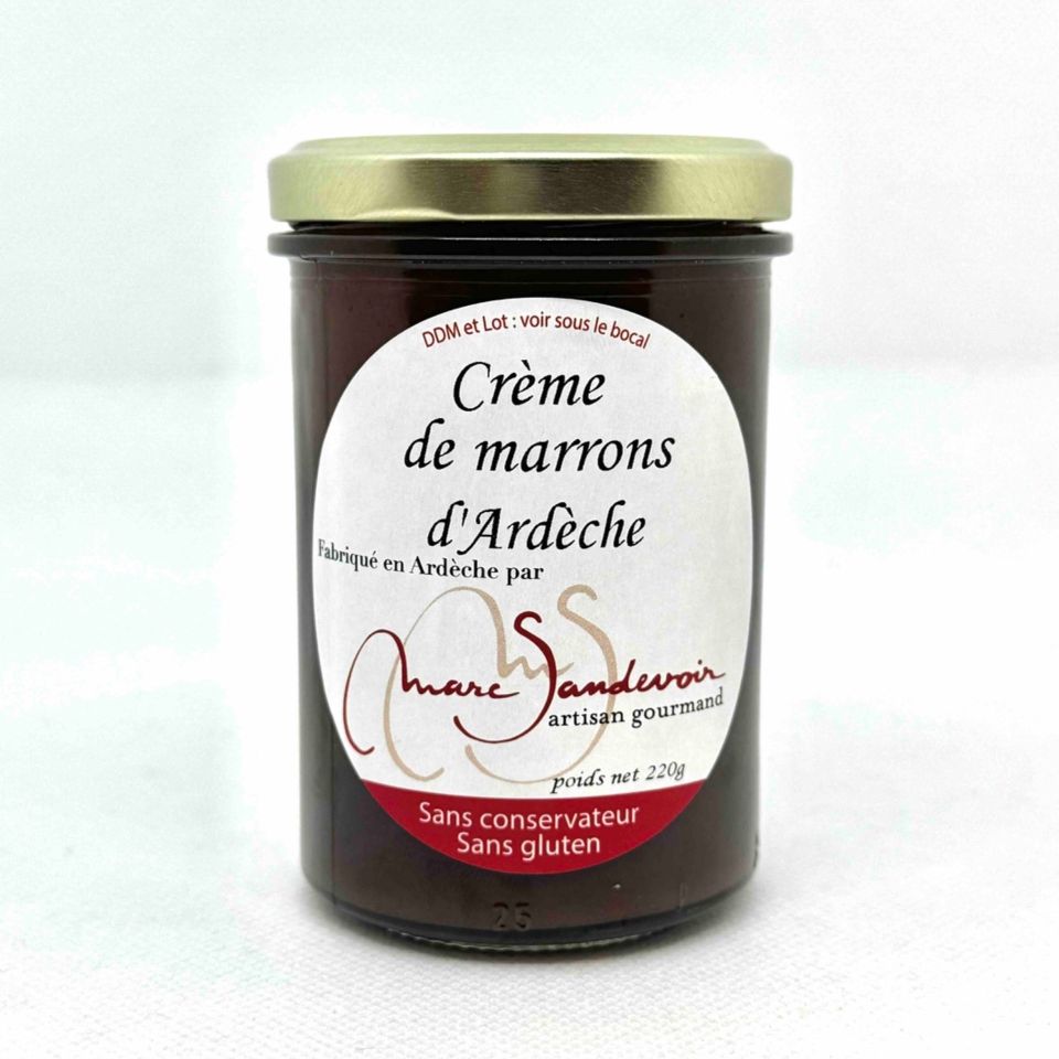 Crème de marrons face