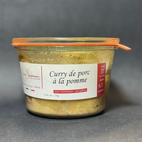 Curry de porc à la pomme 250g