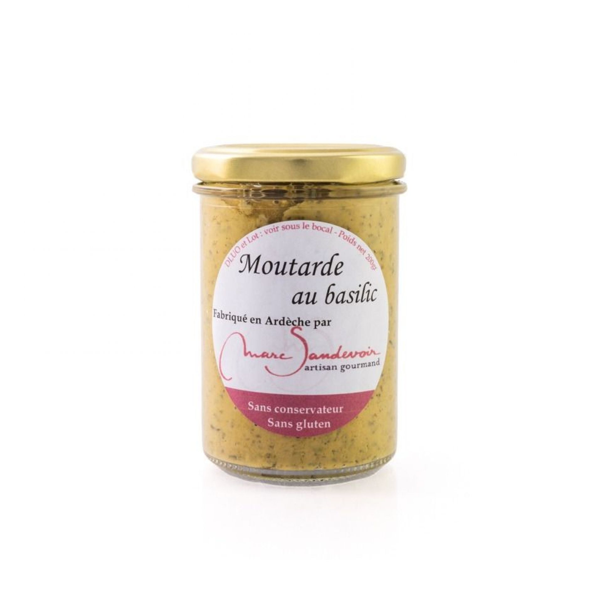 Moutarde au basilic
