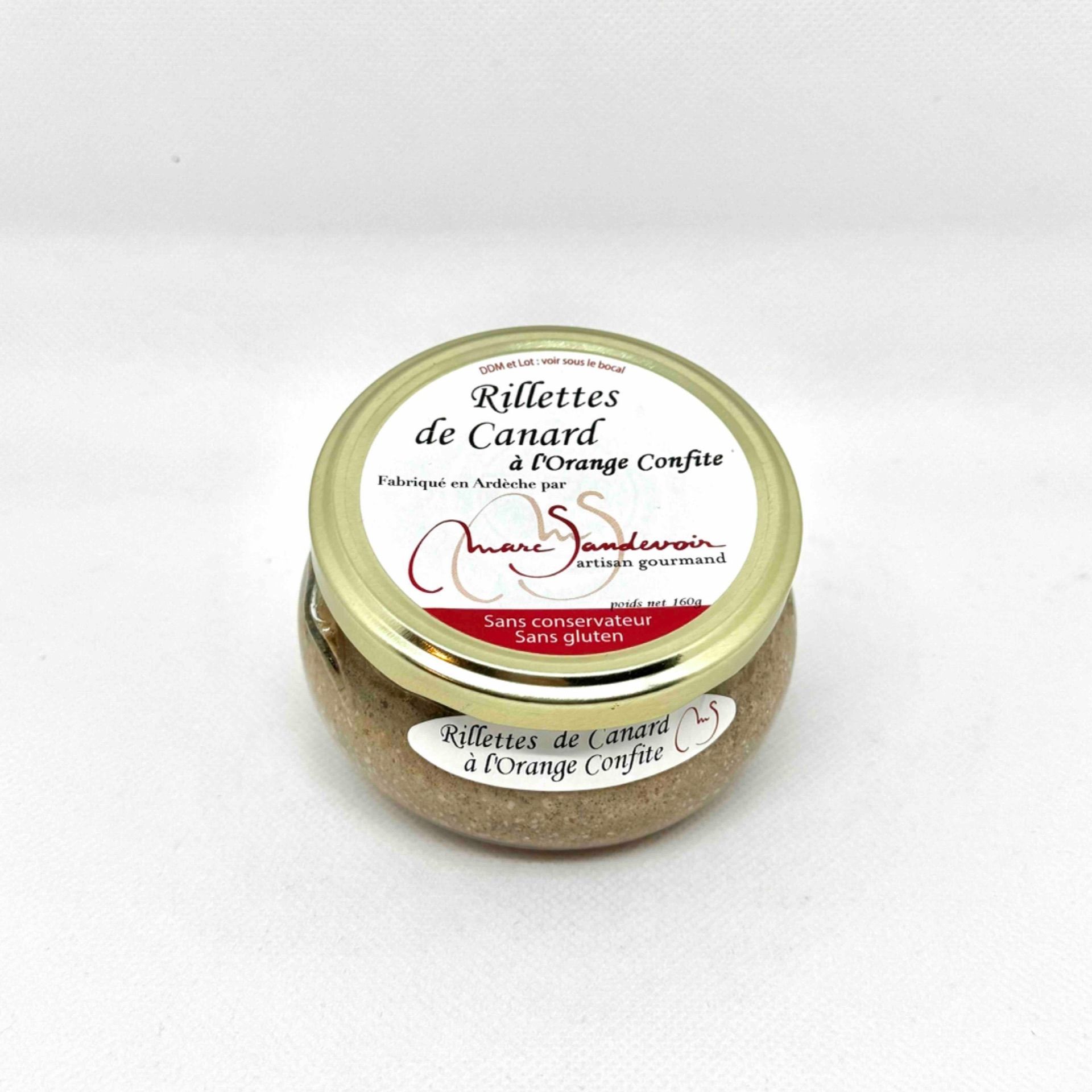 Rillettes Canard OC dessus